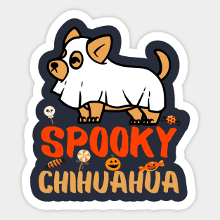 Spooky Chihuahua Sticker